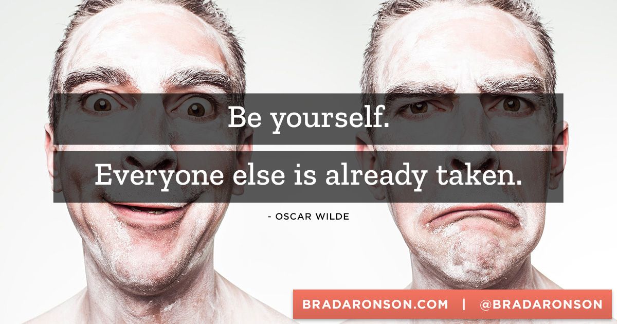 Be yourself