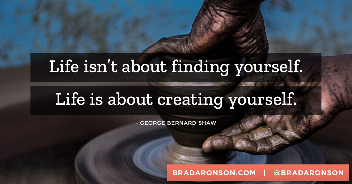 Creating yourself